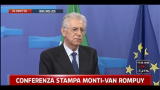Conferenza stampa Monti - Van Rompuy