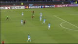 Napoli-Manchester City 1-1, gol di Balotelli (33')