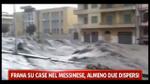 Frana su case nel messinese, almeno due dispersi