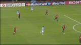 Napoli-Manchester City 2-1, gol di Cavani (49')
