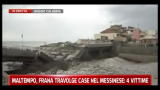 Maltempo:frana travolge case nel messinese,4 vittime