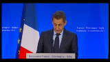 Incontro Francia-Germania-Italia: Nicolas Sarkozy