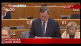 01/12/2011 - Bruxelles, Draghi presenta rapporto annuale BCE
