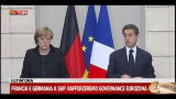 Crisi, Merkel e Sarkozy: serve un trattato nuovo di zecca