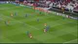 Benfica - Otelul Galati 1-0, gol di Oscar Cardozo (7')