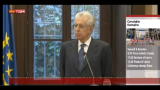 Monti: Geithner mi ha assicurato interesse per l'Italia