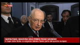 Napolitano: manovra solo primo passo governo