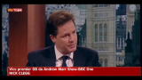 GB, Clegg, amareggiato da esito vertice UE