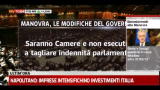 Manovra, le modifiche del governo