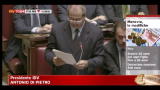 14/12/2011 - Frequenze televisive, Di Pietro: voto di scambio PDL-Governo