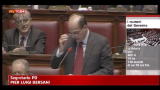 Governo, Bersani: sostegno fino a fine legislatura