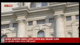 Borse europee deboli dopo l'asta BCE, Milano -0,9%