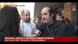 Manovra, protesta dipendenti INPDAP di Napoli