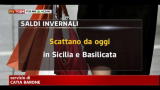 Saldi, scattano da oggi in Sicilia e Basilicata