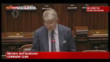 Naufragio Giglio, intervento Clini alla Camera