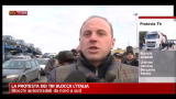 Caserta, blocco dei Tir da nord a sud Italia