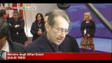 23/01/2012 - Terzi: pressioni finchè Iran non sospenderà arricchimento