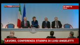 Lavoro, conferenza stampa di Bonanni