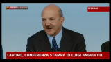 23/01/2012 - Lavoro, conferenza stampa di Luigi Angeletti