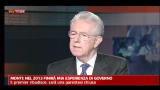 01/02/2012 - Monti: fondamentale l'appoggio di Berlusconi