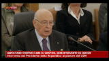Napolitano: diritto CSM valutare provvedimenti del Governo