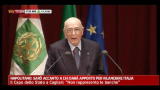 Napolitano: sarò accanto a chi darà apporto per l'Italia