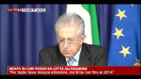 Monti: in Cdm fondo da lotta all'evasione