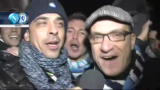 22/02/2012 - Napoli-Chelsea, i tifosi all'uscita dal San Paolo