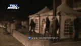 01/03/2012 - Polizia sfonda vetrata bar (da YouReporter.it)