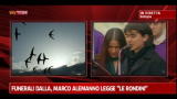 04/03/2012 - Funerali Dalla, Marco Alemanno legge "Le rondini"