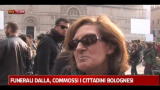 Funerali Dalla, commossi i cittadini bolognesi