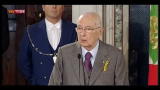 Giornata internazionale Donna, intervento di Napolitano