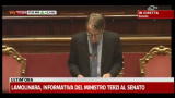13/03/2012 - Ministro Terzi riferisce sulla vicenda di Lamolinara