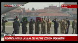 Michele Silvestri, l'arrivo del feretro a Ciampino
