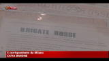 Milano, volantini delle Brigate Rosse oggi all'asta