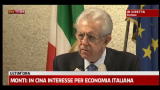 Cina, Monti: ricordate preoccupazioni su diritti umani