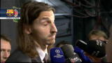 Secondo rigore Barca, parla Ibra