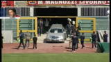 Morte Morosini, l'ingresso del feretro all'Armando Picchi