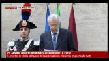 25/04/2012 - 25 aprile, Monti: insieme supereremo la crisi