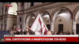 27/04/2012 - Lega, contestazione a manifestazione con Bossi