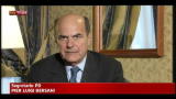 Bersani: Non intendo vincere elezioni su macerie del paese