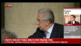 Monti: inaccettabile dire di non pagare l'imu