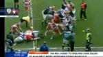 Rugby, Gloucester-London Irish: rissa in in campo