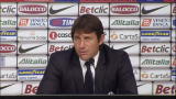 Antonio Conte nel postpartita di Juve-Atalanta