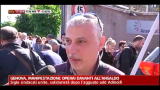 Genova, manifestazione operai davanti all'Ansaldo