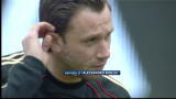 Cassano stringe la mano ad Edoardo Garrone