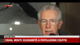 20/05/2012 - Sisma, Monti: solidarietà a popolazione colpita