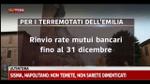 Sisma Emilia, stop pagamento bollette e rinvio rate mutui