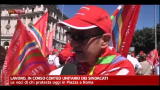 Lavoro, corteo unitario dei sindacati