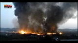 Effetto notte: Cina, incendio scontro autocisterna-camion
